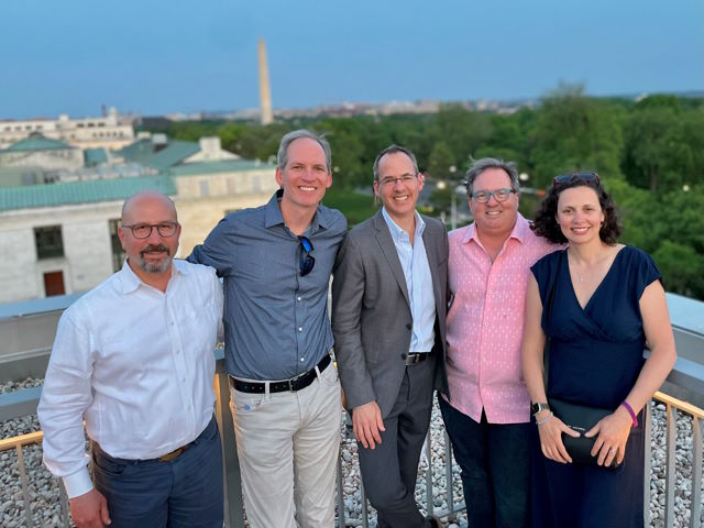 From left to right: Dr Sullivan, Dr Brush, Dr Weingeist, Dr Epley, and Dr Francis at the AAO 2023 Mid-Year Forum