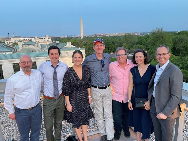 WAEPS Board Members with Advocacy Ambassadors at the AAO 2023 Mid-Year Forum